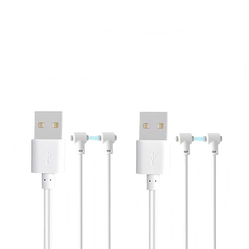 Universal Magnetic Charging Cable for Massagers - 80cm USB-A Charger, 2-Pack, Co gallery