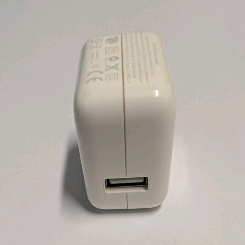 Apple 10W USB-A Power Adapter Charger for iPhone iPad iPod A1357 - WORKS GREAT gallery