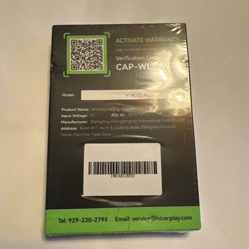 Wireless CarPlay Adapter For Ios10+ iPhone 6 And Above Nib gallery