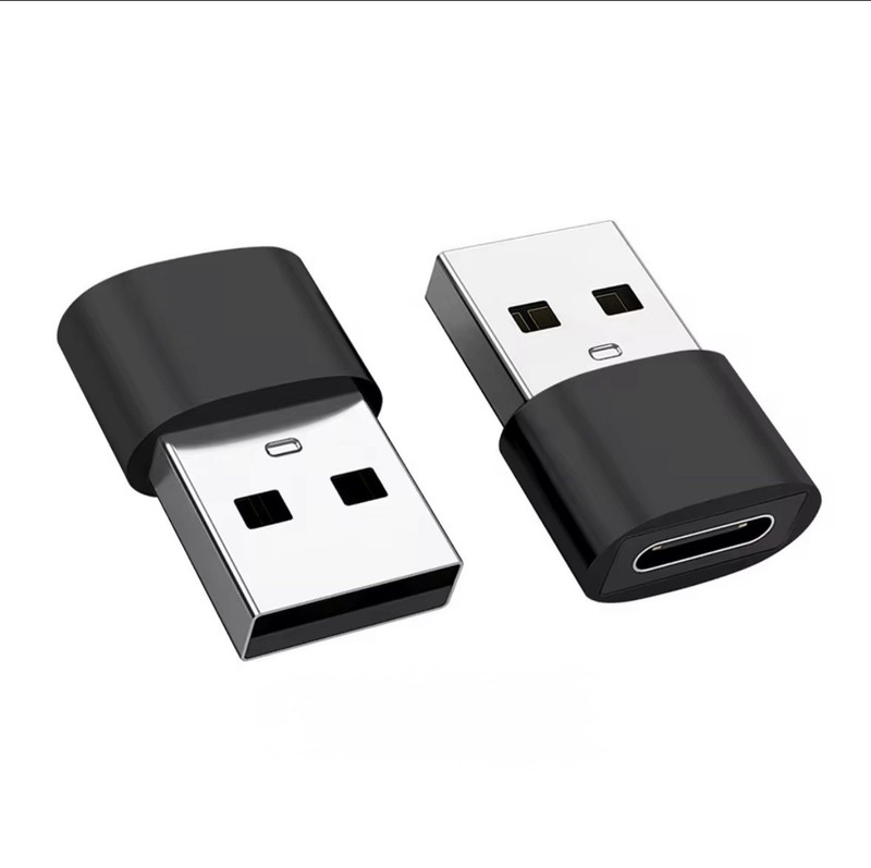 USB To USB C Adapter Type C Female To A Male Charger Converter (2pack) gallery