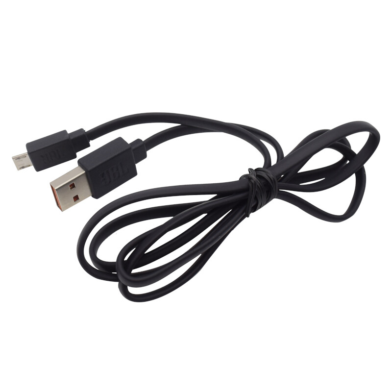 Black Micro USB charging Cable For JBL E55BT Quincy Edition Wireless Headphones