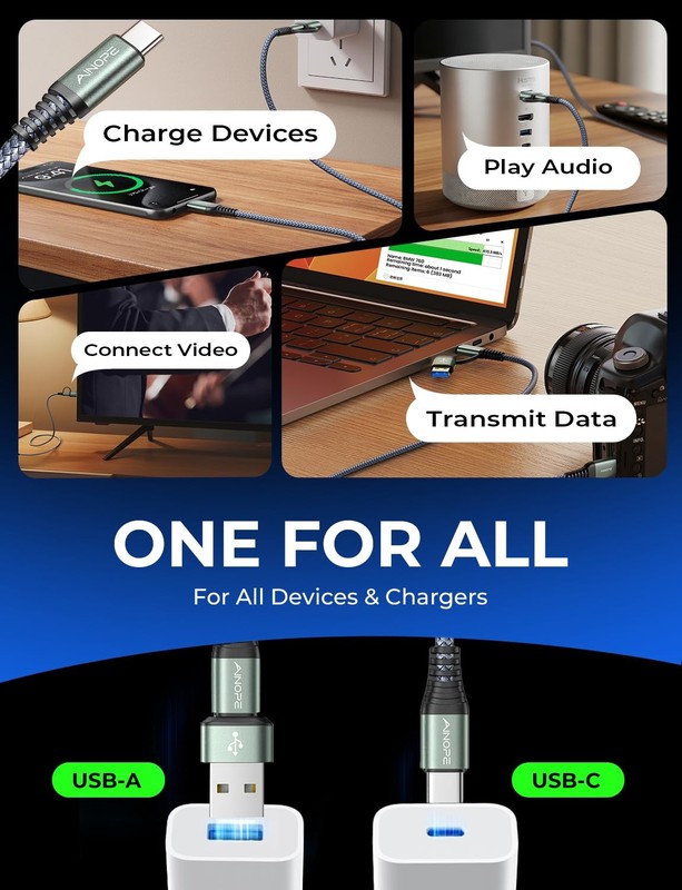 USB C to USB C Cable, 2 Pack 6 FT USB C Cable Fast Charging with USB to USB C... gallery