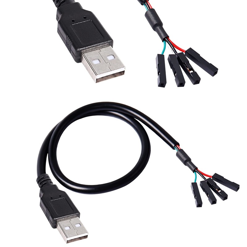 USB 2.0 A to USB 4 Pin Dupont Motherboard Header Adapter, USB to 4Pin Female …