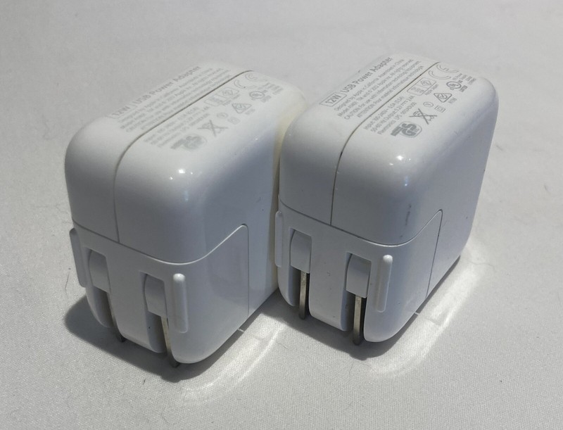 Apple A1401 12W USB Power Adapters - Lot of 2 gallery
