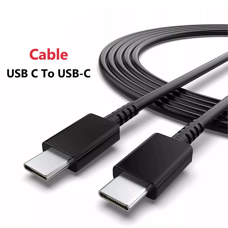NEW 6FT Type C to Type C Cable Fast Charging Cable Cord for Samsung S21 S22 S23 gallery