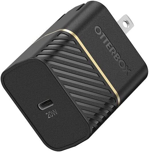 OtterBox USB-C Fast Charge Wall Charger 20W – Black I phone & Samsung