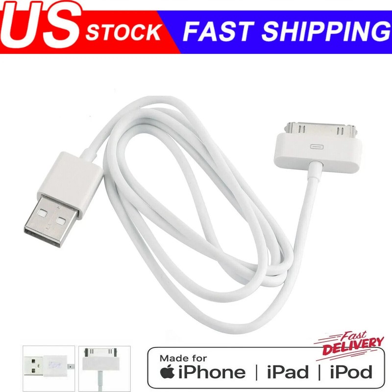 3FT 30 pin USB Charging Data Cable Cord for iPad 1/2/3 iPod Nano 1-6 LOT gallery