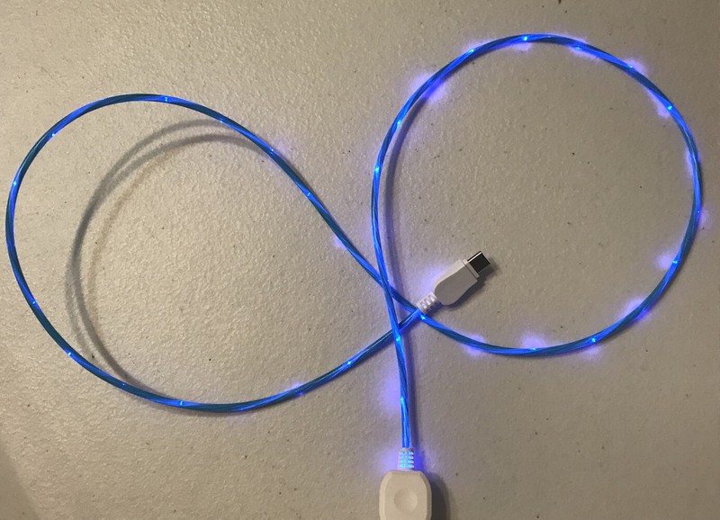 FLOW LED Light-up Glow USB Charger Cable cord for ALL MICRO-C USB phones/devices gallery