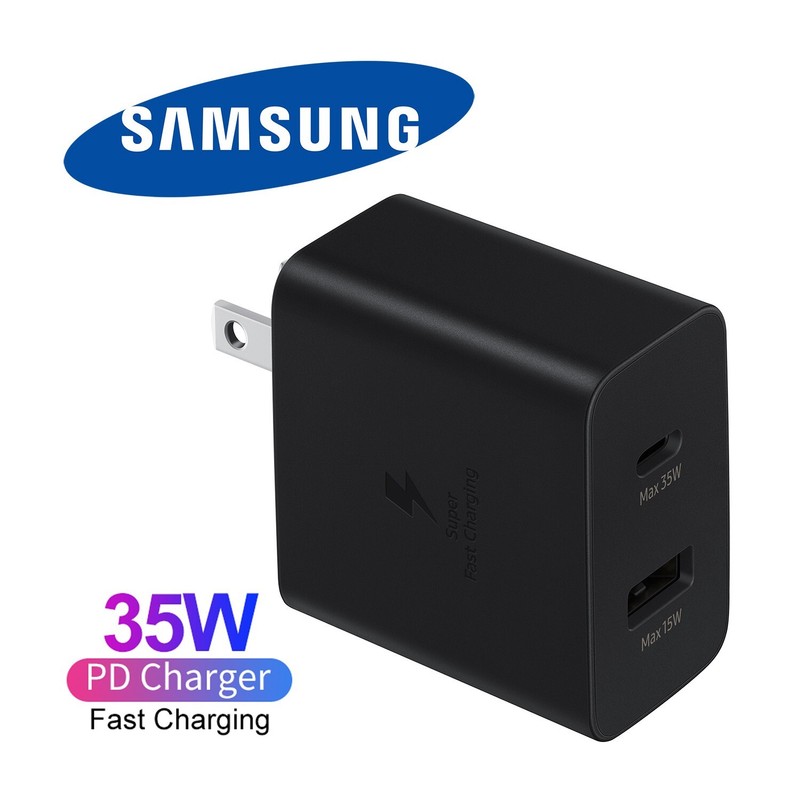 Original Samsung TA220 35W PD Power Adapter Duo Super Fast Charing Wall Charger