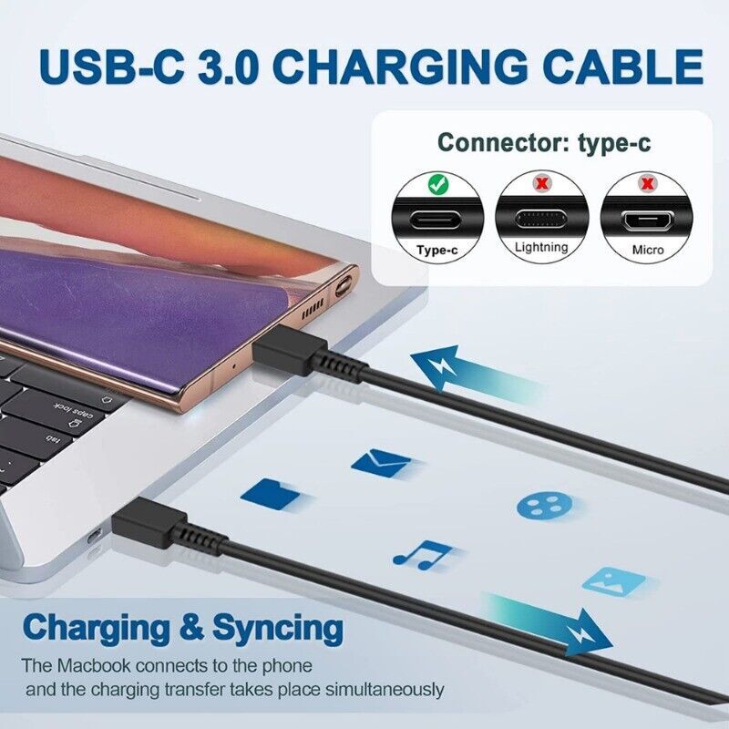 45W USB-C Fast Phone Charger & Cable For Google Pixel 8 Pro 8A 7 7A 6 6A 5 5A 5G gallery