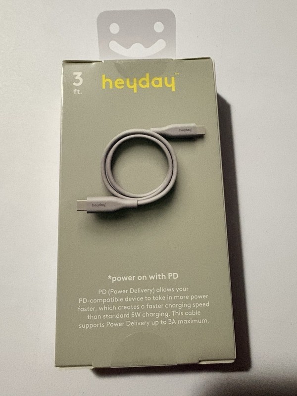 Heyday USB-C to Cable 3ft Fast Charging for iPhone iPad – New gallery
