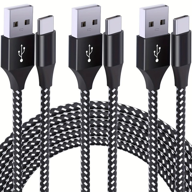 Heavy Duty Charging Phone Cable Type-C USB-C 10FT For Samsung Android Charger