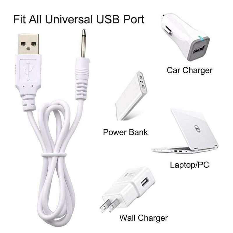 Usb Adapter Cord 2.5mm Replacement Dc Fast Charging Cable For Rechargeable Wand gallery