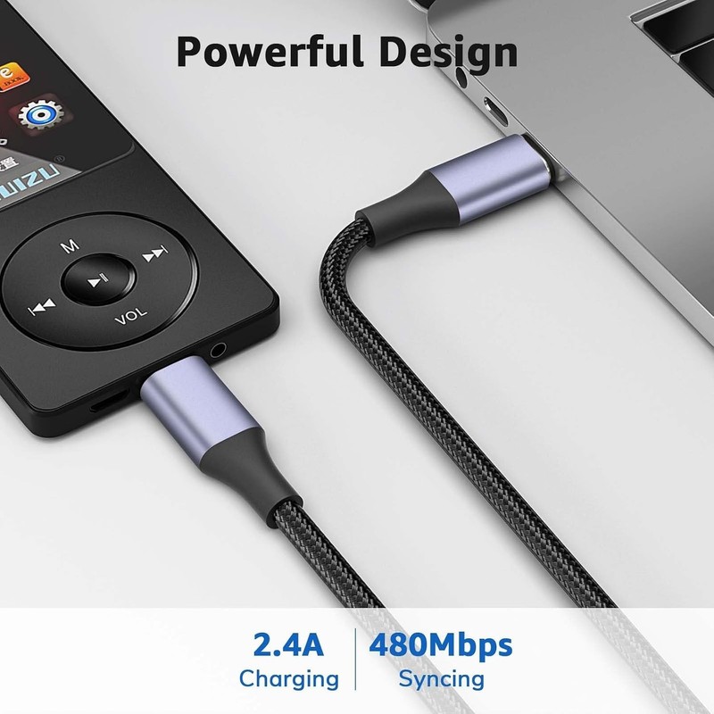 USB C to Mini USB Cable1FT3FT6FT, [Aluminum Shell, Braided] Durable Mini-B 5-Pin gallery