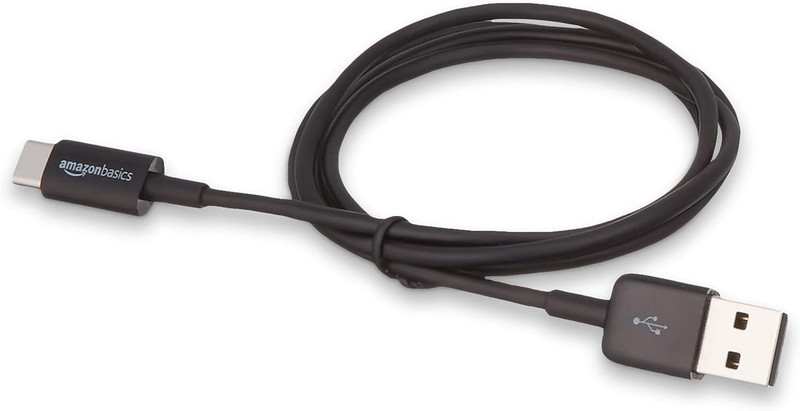USB-C to USB-A 2.0 Male Cable - 3 Feet (0.9 Meters) - Black, 24 Pack of 5, 120 C gallery