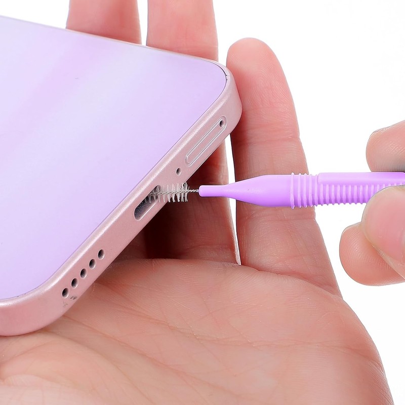 Cell Phone Cleaning Kit with Nylon Brushes for USB-C Port gallery