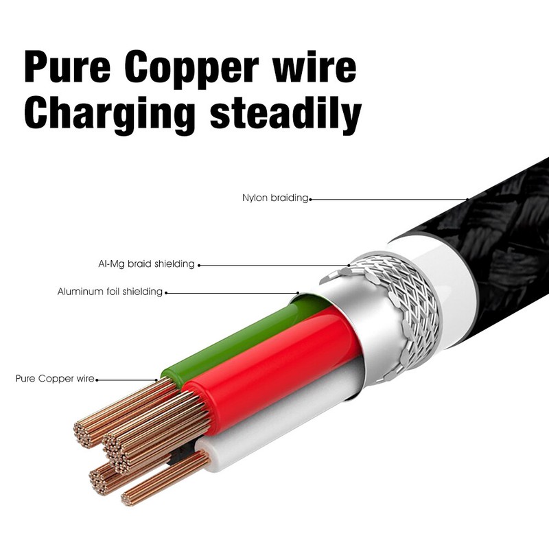 10FT Braided Micro USB Charger Cable Data Charger Cord For Android Samsung LG gallery