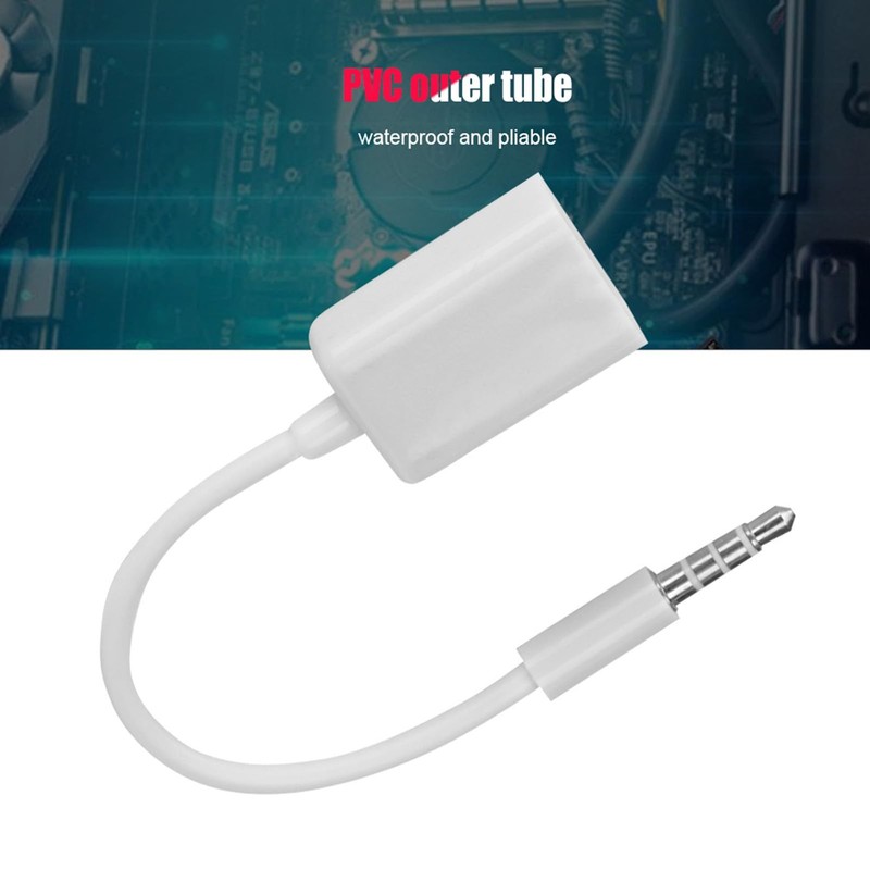USB to AUX Adapter, USB 2.0 3.5mm Male Plug Jack to Female AUX Audio Cable, A... gallery