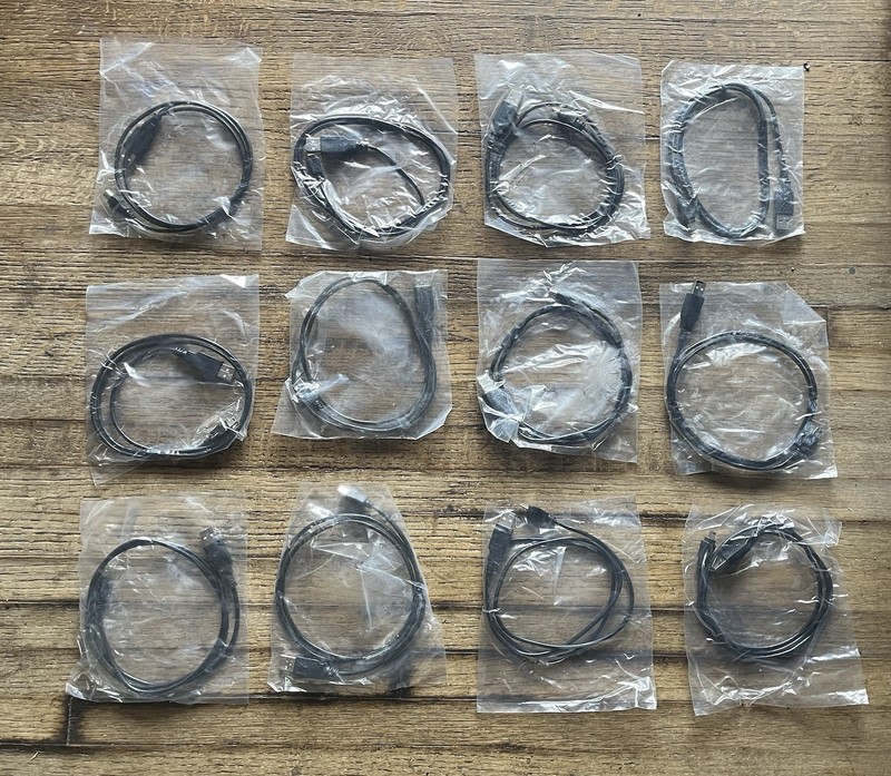 USB Cable 3 Feet Pack Of 12 Pieces