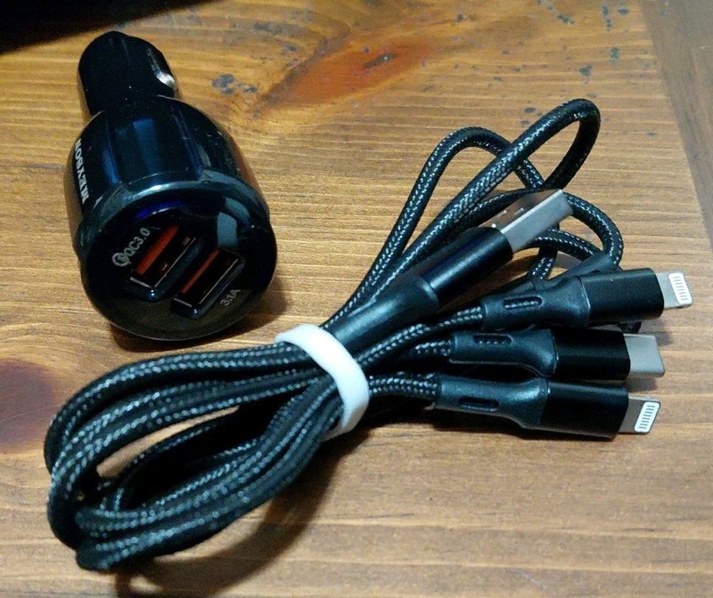 Multi Connector Charging Cable Fits I phones I Pads And Androids With USB-C…