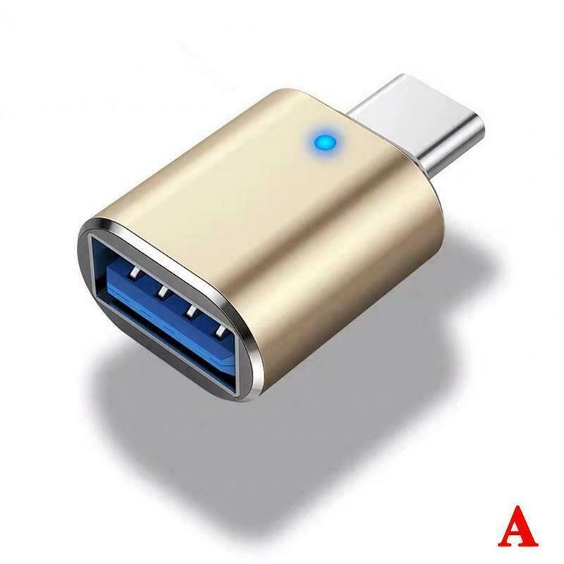 USB-C USB 3.1 Type C Male To USB 3.0 Female Data OTG NEW. Light UK Adapters E9J2