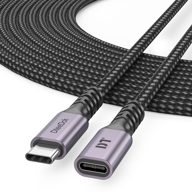 USB C Extension Cable 15ft, USBC Type C Male to Female 5Gbps Data Transfer/10...