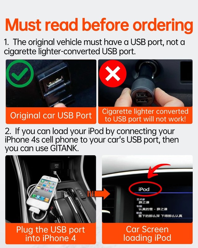 USB Bluetooth 5.3 Car Adapter Compatible for Infiniti,Nissan,GMC,Chevy,Honda,... gallery