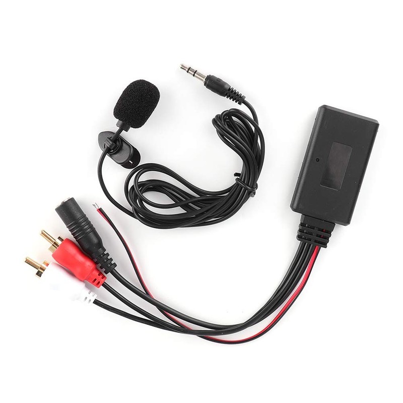 Car Radio Bluetooth AUX Module 2 Cable Adapter Easy Microphone Hardware gallery
