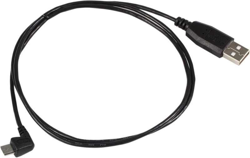 6 ft. 1.8 m Right Angle Micro USB Cable - USB 2.0 A to Right Angle Micro B - ... gallery