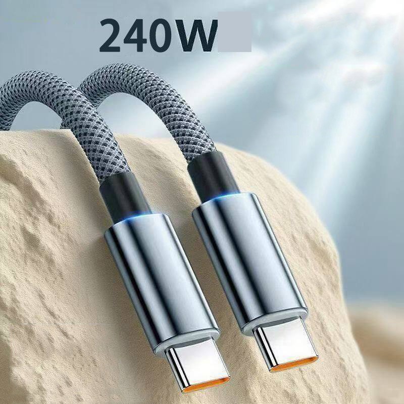 USB Type C to C Data & 240W Fast Charger Charging Cable Power Lead 0.25 ~ 2m gallery