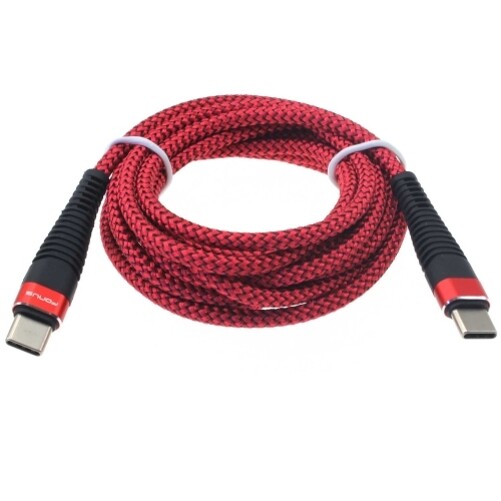 For Moto G Type-C to USB-C 10ft PD Cable Charger Cord Power Wire Sync Braided gallery