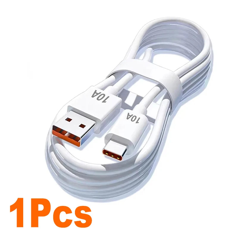 1/2/3Pcs 10A Cable 120W Super Fast Charging USB to Type C Cable for Android High