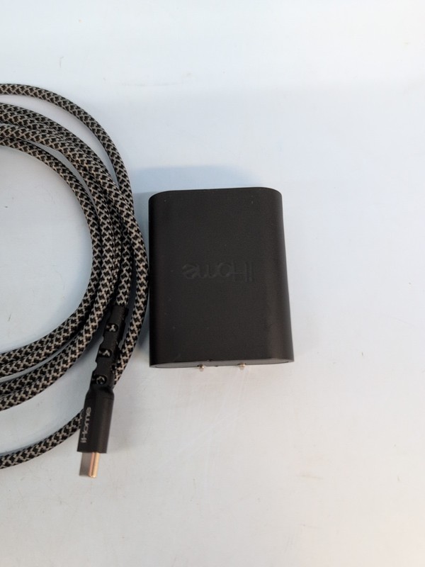 iHome Dual Port Wall Charger & USB-C Cable 6ft Black IHCT3156B-OD gallery
