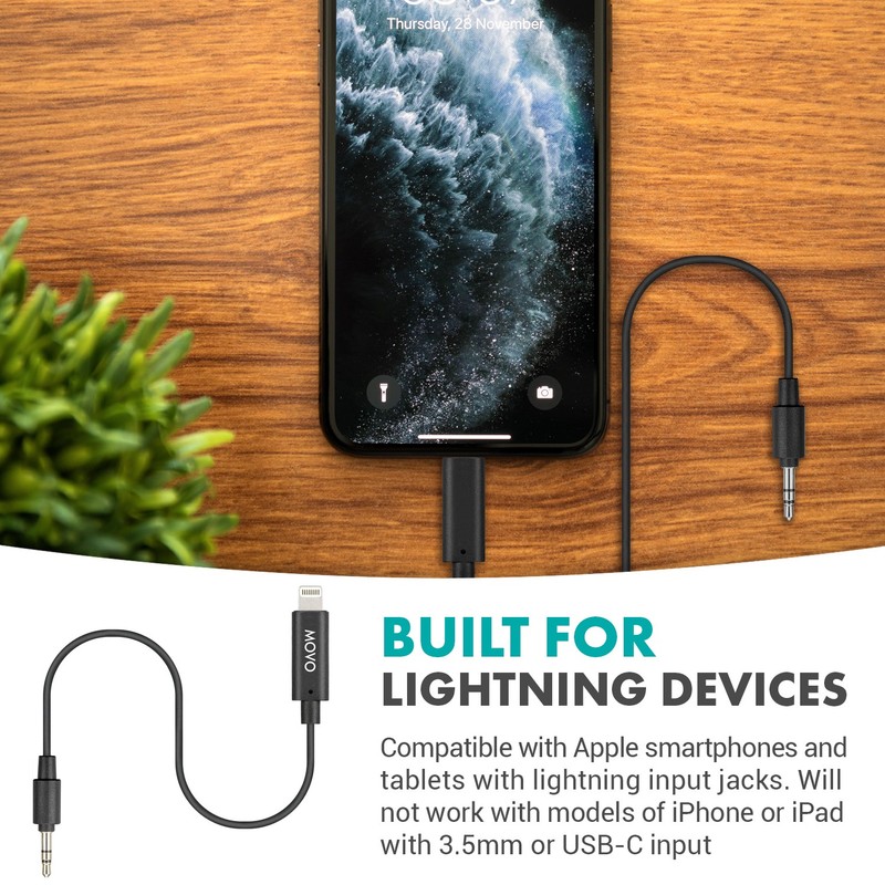 Movo IMA-4 3.5mm Male TRS to L Dongle gallery