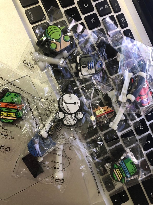 Pack Of 20 Cute/stylish Cable Protecters For Any Type Of Cable/Charger For $65 gallery
