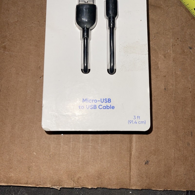 Connect onn Micro-USB to USB Cable 3’-Brand New gallery