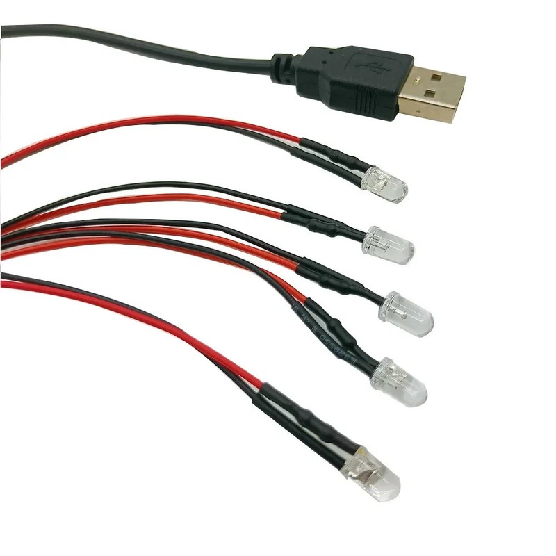 USB LED light group, light source, 3MM, 5MM, 8MM, 10MM, white red, green, blue, gallery