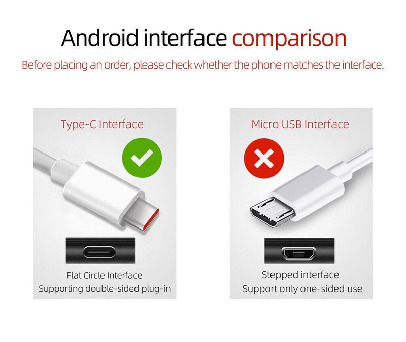 3ft Universal Fast Type-C Charging USB Cable For Samsung Galaxy S21 S22 S23 S24 gallery