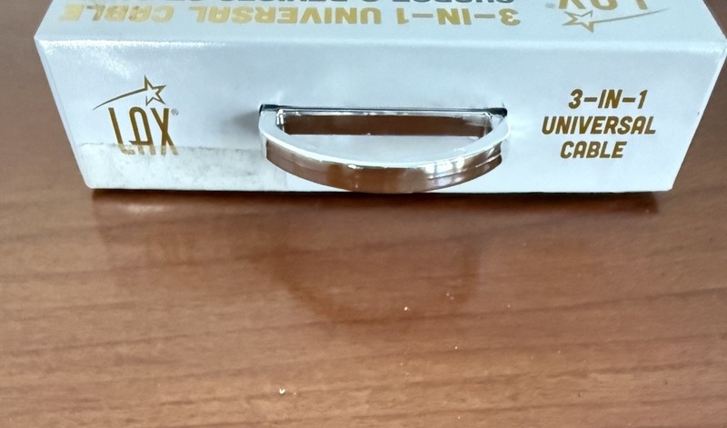 LAX 3-in-1 iPhone iWatch Charger Charging Cable USB-C Lightening 6 Ft White gallery