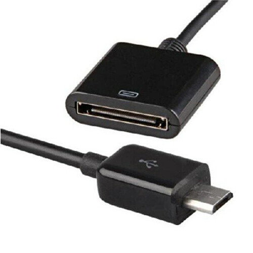 30pin Female to Micro USB Male Data Charging Adapter Cable For iPhone iPod iPad