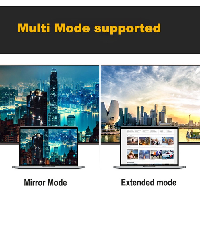 4K 60Hz USB 3.1 Type C to HDMI 2.0 Adapter Cable with PD 60W Charing Macbook Pro gallery