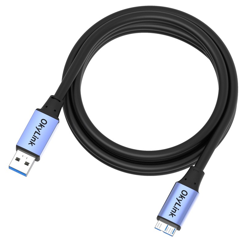 USB 3.0 3.2 Gen 1 A To MicroB Male Data Cable 5Gbps 10ft 3M For HDD SSD gallery