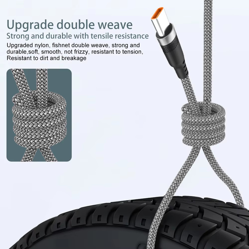 USB Type C 6A Super- Charging Cable for Huawei USB C Extended 1M 2M 3M 5M 8-Mete gallery