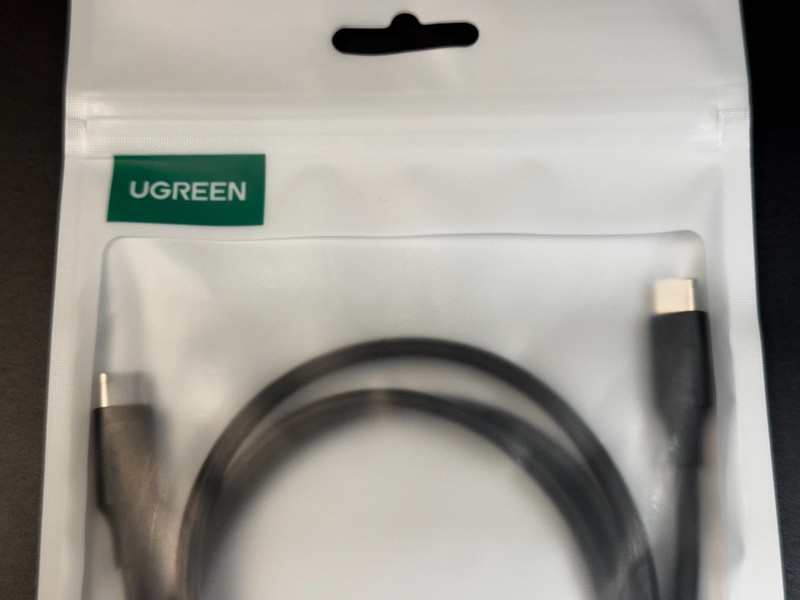 UGREEN USB-C to USB-C Charging Cable - Black – 100W – 3.3ft / 1m gallery