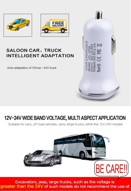 2 Fast Car Charger with Dual USB Ports For APPLE, SAMSUNG, LG, MOTOROLA & more. gallery