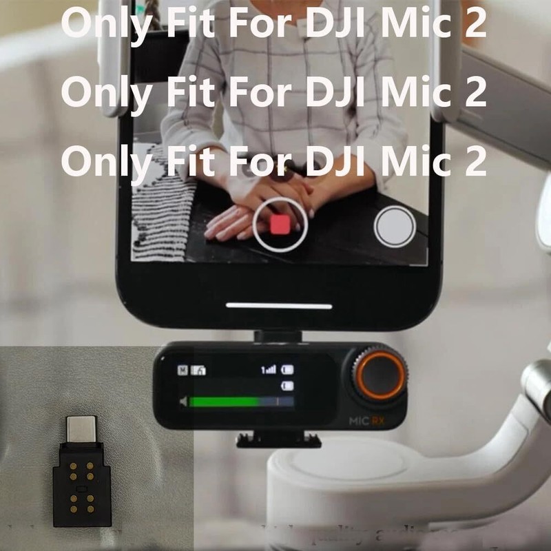 DJI Mic 2 Mobile Phone Adapter Type C For iPhone 17 Samsung S25 100% Authentic gallery