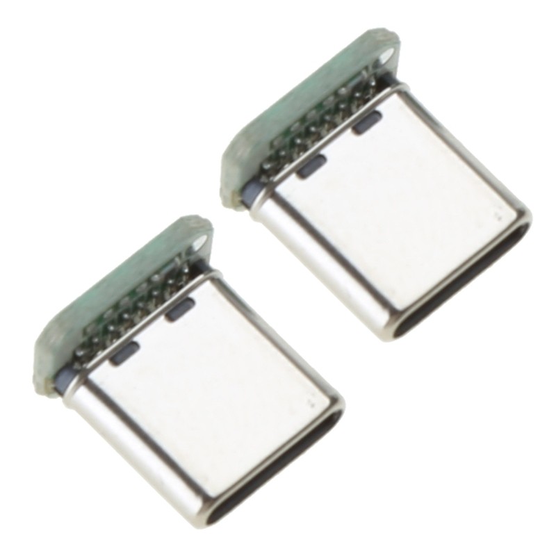 Replacement USB C male Head Connectors Vertical Board Plugs Socket Repairing gallery