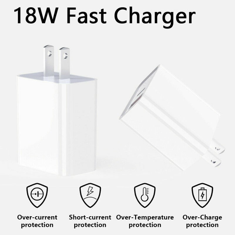 Premium 18W PD USB-A USB-C Charger Adapter for Huawei Mate 20X 20 Lite P30 Pro gallery