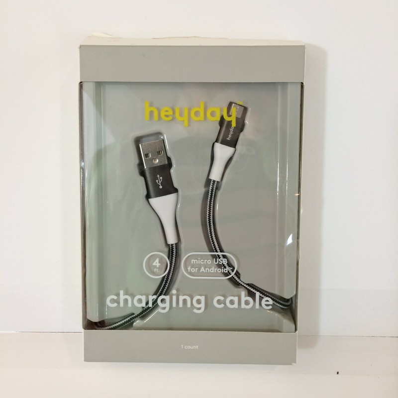 Heyday 6ft & 4ft Micro USB For Android Charging Cable 3 Count Lot gallery