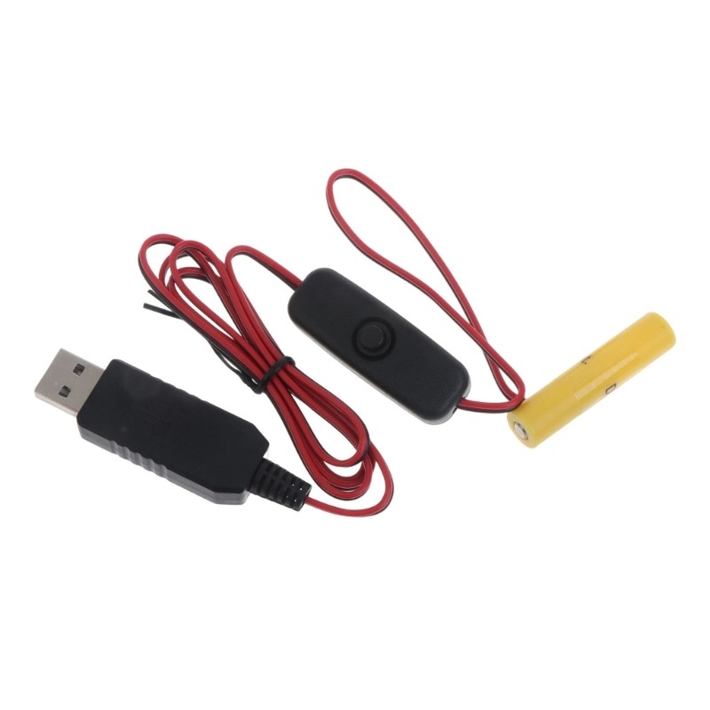 AAA Battery Eliminator Cable Power Cord Wire for Clock Thermometer Hygrometer
